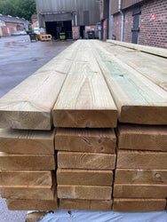 6X2 TREATED C24 GRADED DECKING / ROOF / FLOOR JOIST 5.4M LENGTH