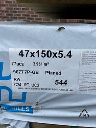 6X2 TREATED C24 GRADED DECKING / ROOF / FLOOR JOIST 5.4M LENGTH