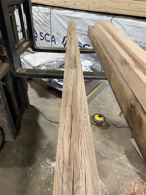 6X6 OAK HARDWOOD TIMBER POSTS 2.4M - £50 EACH