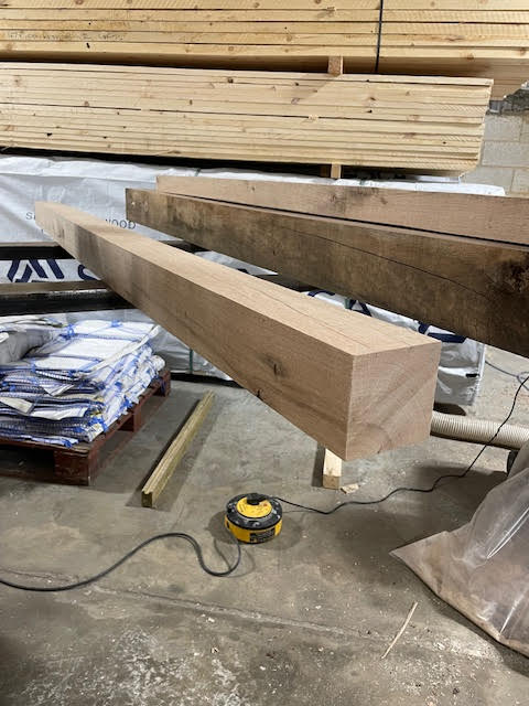 6X6 OAK HARDWOOD TIMBER POSTS 2.4M - £50 EACH