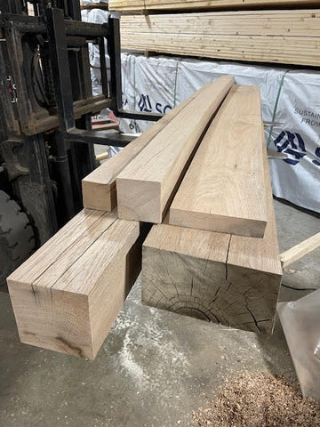 OAK HARDWOOD TIMBER BEAMS / POSTS / SLEEPERS