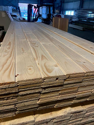 PINE T&G VGROOVE CLADDING 110MM X 13MM - 3 METER LENGTH - £3.60