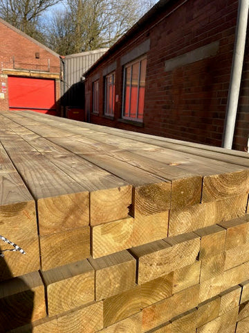4X3 TIMBER JOIST / DECKING / ROOFING / FLOORING BEAMS - 4.8M LENGTH
