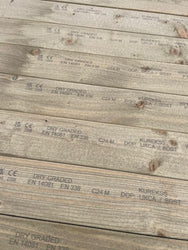 4X2 TREATED DECKING / SHED / FLOOR / ROOF JOIST - 5.4M - £11 EACH