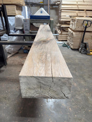 HUGE HARDWOOD OAK TIMBER BEAM / SLEEPER / LINTEL - 2.6M