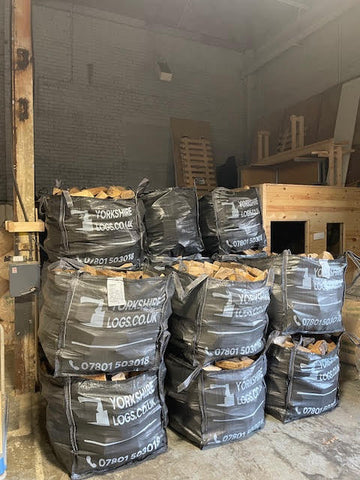 LARGE BULK BAG OF KILN DRIED HARDWOOD LOGS DELIVERED *YORKSHIRE AREA*