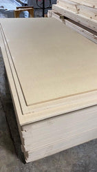 18MM BROWN MDF SHEETS 2440 X 1220 - £25 PER SHEET