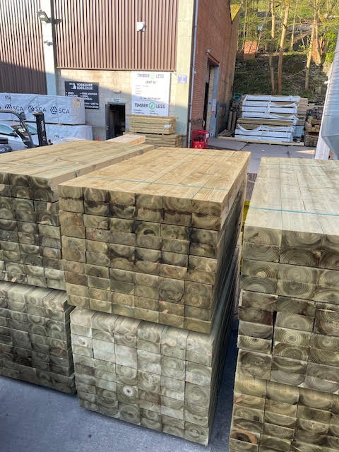 GARDEN RAILWAY SLEEPERS - 2.4M - £21 EACH