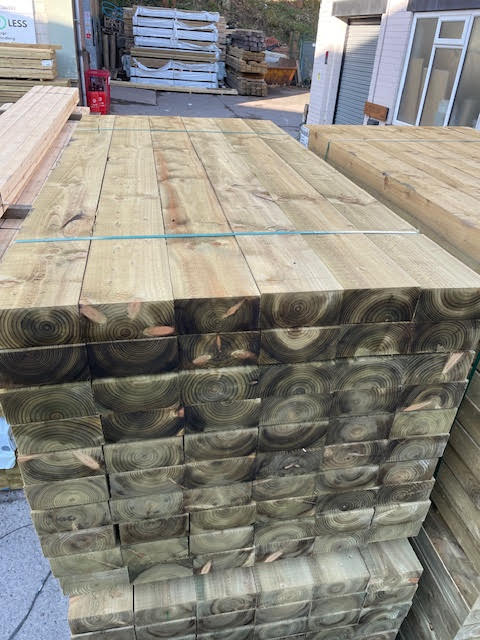 GARDEN RAILWAY SLEEPERS - 2.4M - £21 EACH