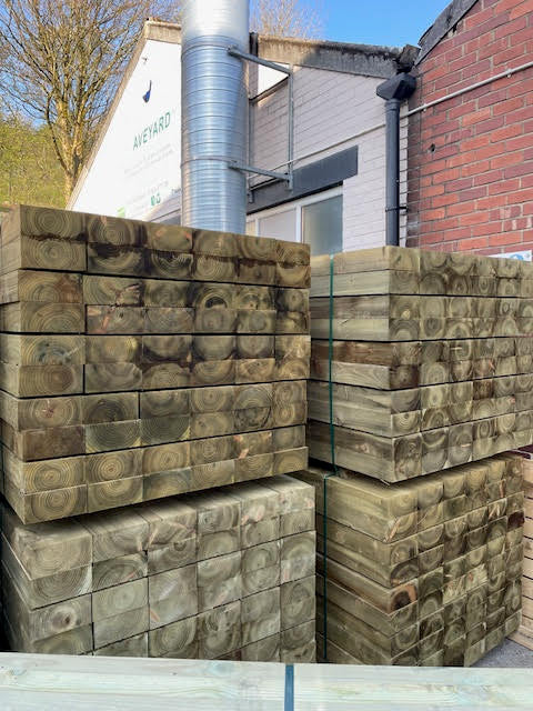 GARDEN RAILWAY SLEEPERS - 2.4M - £21 EACH