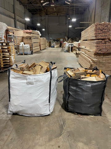 XL BULK BAG KILN DRIED HARDWOOD LOGS - £160 INCLUDES LOCAL DELIVERY