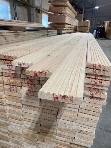 PINE TIMBER DECKING BOARD *UNTREATED* 20SQM INC FREE DELIVERY TO YORKSHIRE