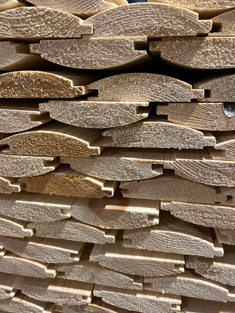 T&G LOGLAP CLADDING TIMBER 85X22 - 500 METERS INC DELIVERY TO LONDON AREA!