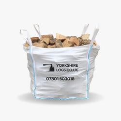 LARGE BULK BAG OF KILN DRIED HARDWOOD LOGS DELIVERED *YORKSHIRE AREA*