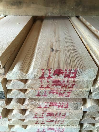 PINE TIMBER TORUS SKIRTING 145X20 100 METERS