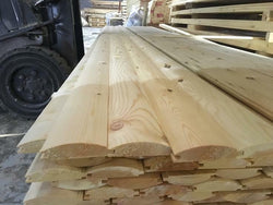 LOGLAP T&G PINE REDWOOD CLADDING 85X22 - 42x 2.4m lengths