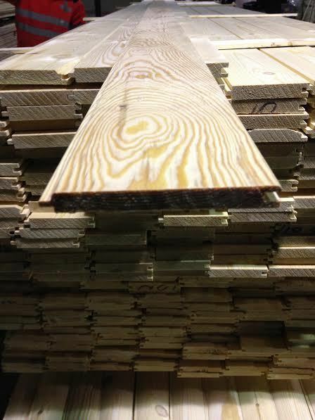 PINE MATCHBOARD CLADDING 110 X 13MM £1.70 P/M! PRICE PER METER