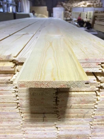 Pine Timber V Groove Cladding 110 X 13mm 2.25MTR X 5 Lengths