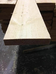 PINE TIMBER 5X1 ROUGH SAWN 125X25 50 METERS JUST £2.25 per meter!