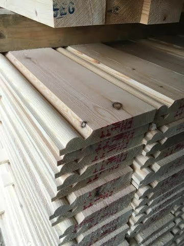 PINE TIMBER TORUS SKIRTING 145X20 100 METERS